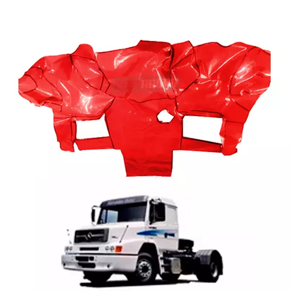 TAPETE VINIL VERMELHO MB 1632 1634 BICUDO 2000 EM DIANTE (PUES830V)