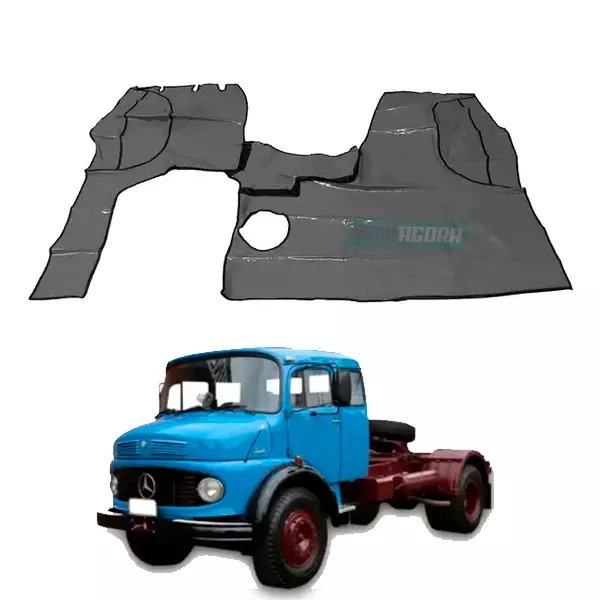 TAPETE VINIL CINZA MB 1519 CABINE LEITO (PUES807C)