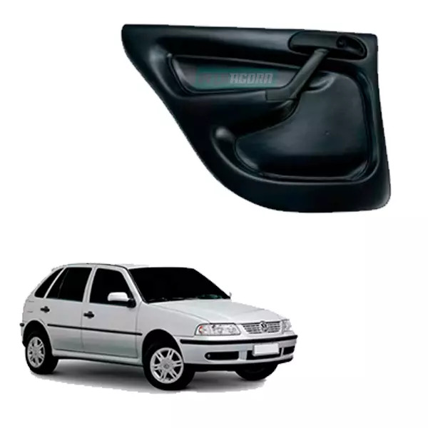 FORRO PORTA PRETO TRAZEIRA LADO ESQUERDO GOL PARATI BOLA G2 G3 4 PORTAS - 1998 A