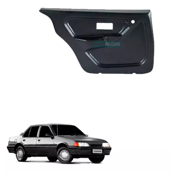 FORRO PORTA PRETO TRASEIRA ESQUERDO MONZA TUBARAO 4 PORTAS 91 A 97 (FP55)