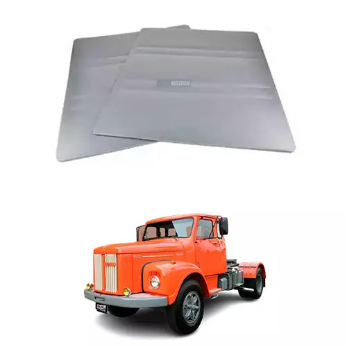PAR FORRO PORTA PARA SCANIA 111 COURVIM CINZA (146063)