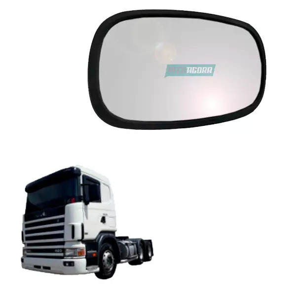ESPELHO RETROVISOR AUXILIAR RAMPA LATERAL PARA SCANIA SERIE 4 P94 P114 T114 R114