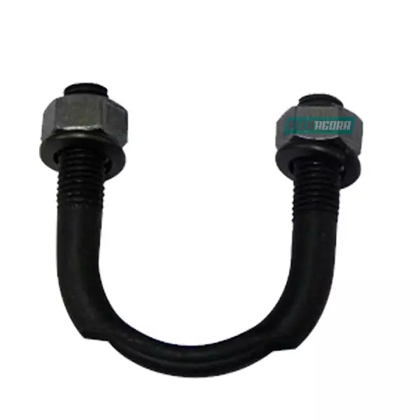 GRAMPO U CRUZETA C/ PORCA (PEQUENA) 27MM X 41MM (94-291C.)