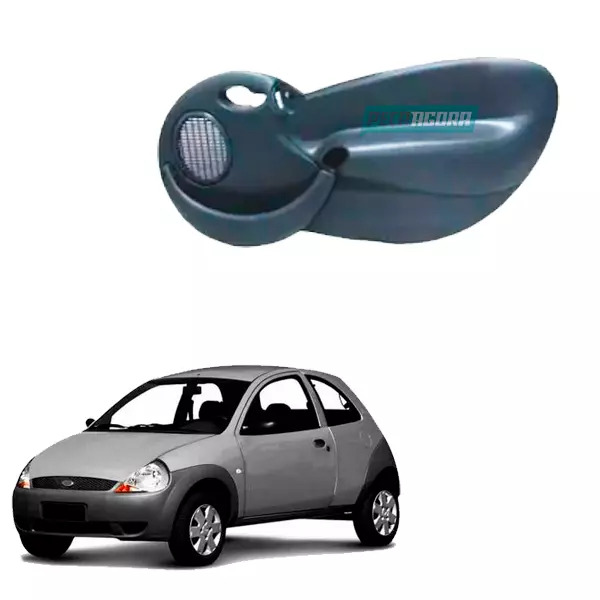FORRO PORTA CINZA DIREITO FORD KA ELETRICO COM APOIO DE BRACO SEM TELA 97 A 2007