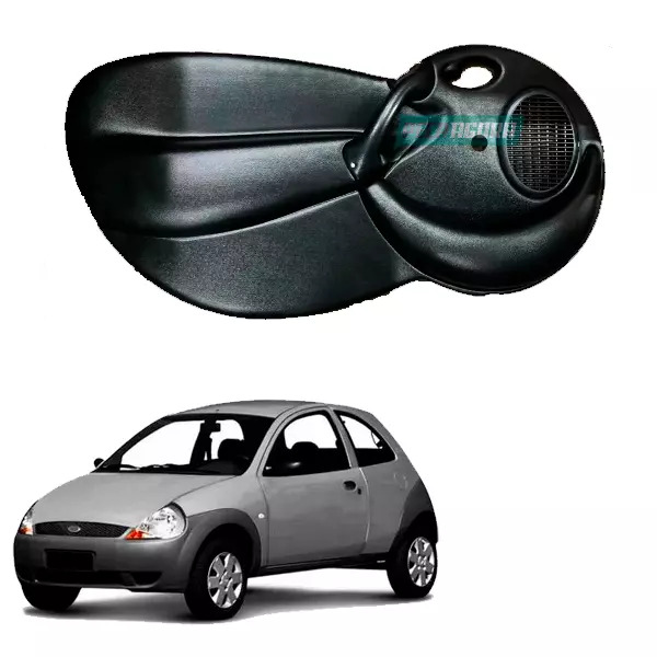 FORRO PORTA PRETO ESQUERDO FORD KA MANUAL APOIO BRACO SEM TELA 97 A 2007 (FP1592