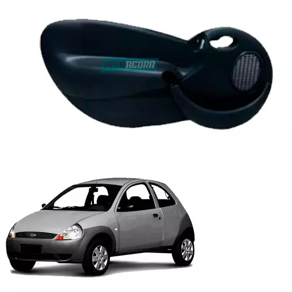 FORRO PORTA PRETO ESQUERDO FORD KA APOIO BRACO SEM TELA ELETRICO 97 A 2007 (FP15