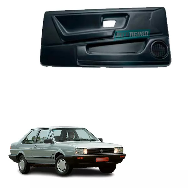 FORRO PORTA PRETO ESQUERDO SANTANA 2 PORTAS 85 A 91 COM PORTA OBJETO COM TELA (F