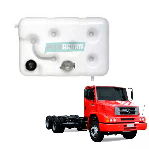 RESERVATORIO AGUA RADIADOR COM SENSOR MB 1938L 1634 2238 1620 1622 2638 ONIBUS O