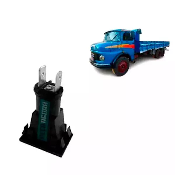  SOQUETE LUZ AVISO PAINEL SEM LENTE MERCEDES BENZ 1113 1313 (0015450615.)