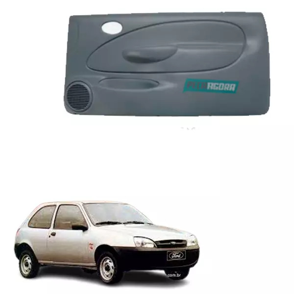 FORRO PORTA DIANTEIRA DIREITO FIESTA COURIER 2 PORTAS COM TELA ELETRICO 2003 A 2