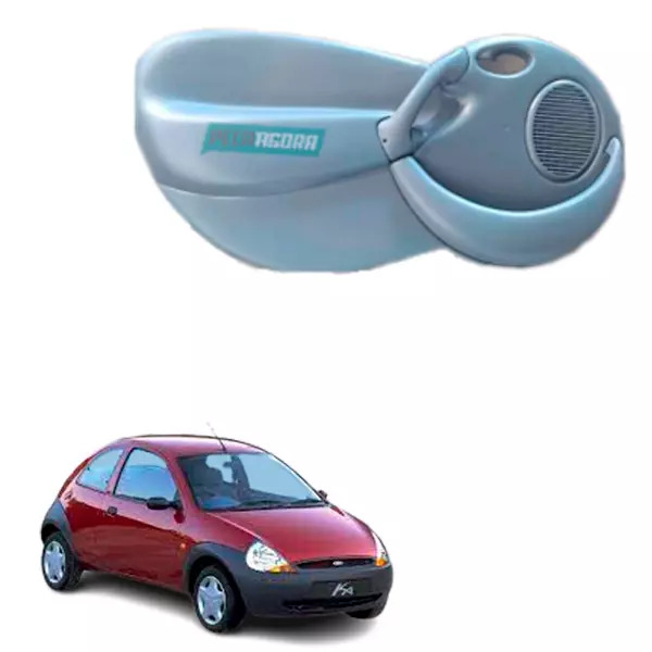FORRO PORTA CINZA ESQUERDO FORD KA COM APOIO BRACO COM TELA ELETRICO 97 A 2007 (