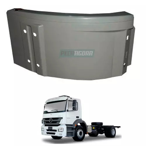 PARALAMA DIANTEIRO PARTE TRAS SUPERIOR ESQ  COM BORRACHA MBB AXOR 1933 2533 2625