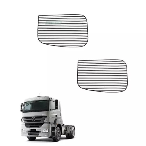 PAR PROTETOR FAROL MB AXOR MERCEDES BENZ - FERRO PRETO (9408800685-PFP045)