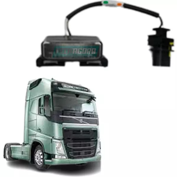 LANTERNA SUPERIOR PARA-SOL EXTERNO VOLVO FH4 FM4 (21214534-KVV06-062-2)