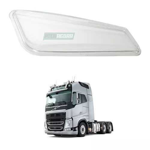 LENTE FAROL AUXILIAR DIREITO VIDRO VOLVO FH FM 2010 A 2014 (21120482-KVV03-033)