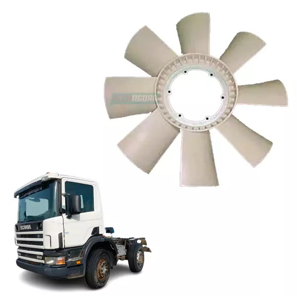 HELICE RADIADOR MOTOR PLASTICO SEM VISCO PARA SCANIA P 124 (1404903.)