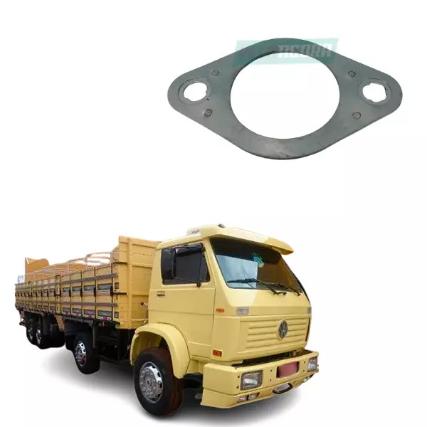 JUNTA COLETOR ESCAPE 4 LAMINAS INOX MOTOR CUMMINS 6CT FORD CARGO 2322 3530 1422 