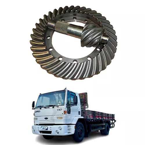 COROA E PINHAO 37X7 RAT 5.29 RS145 MS145 POSTERIOR ​FORD CARGO 1317 1516 1517 