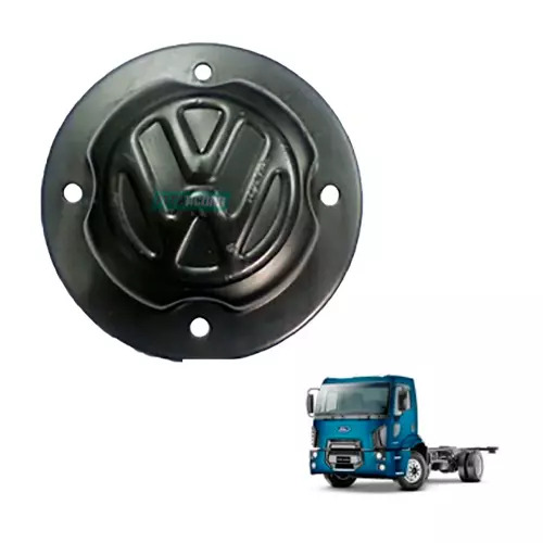 CALOTA CUBO RODA DIANTEIRO (C/ SIMBOLO VW) (TJG407343B,)