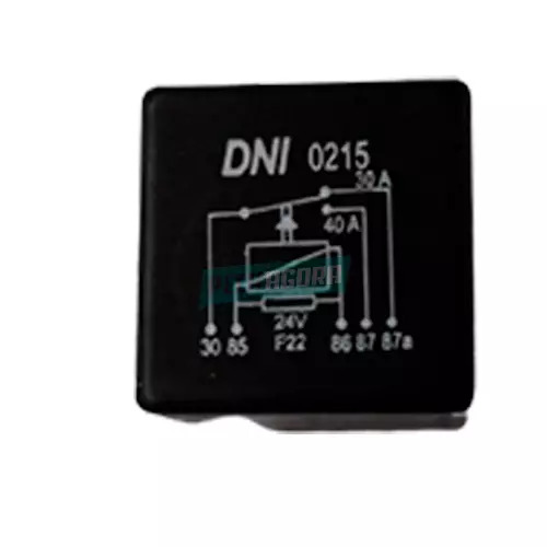 RELE AUXILIAR REVERSOR 40-30A 24V UNIVERSAL USO GERAL 5 TERMINAIS SEM SUPORTE (2