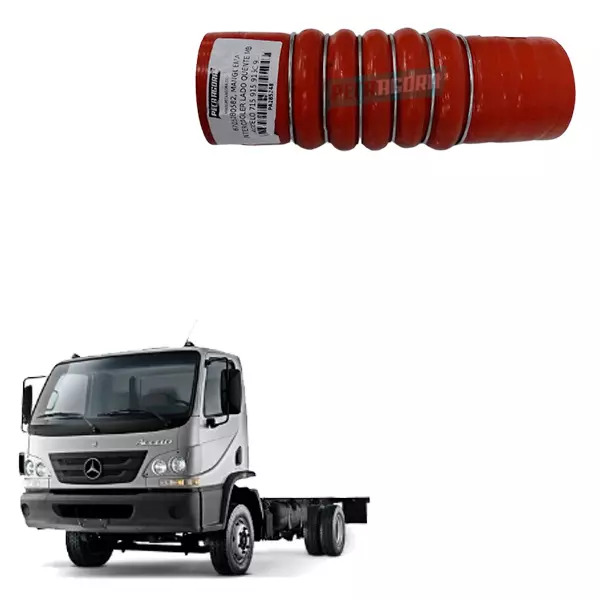 MANGUEIRA INTERCOOLER LADO QUENTE MB ACCELO 715 915 915C 914 LO914 1114 LO814 (6