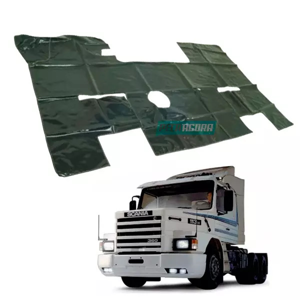 TAPETE VINIL PRETO PARA SCANIA 113 BICUDO 1992 (PUES403P)