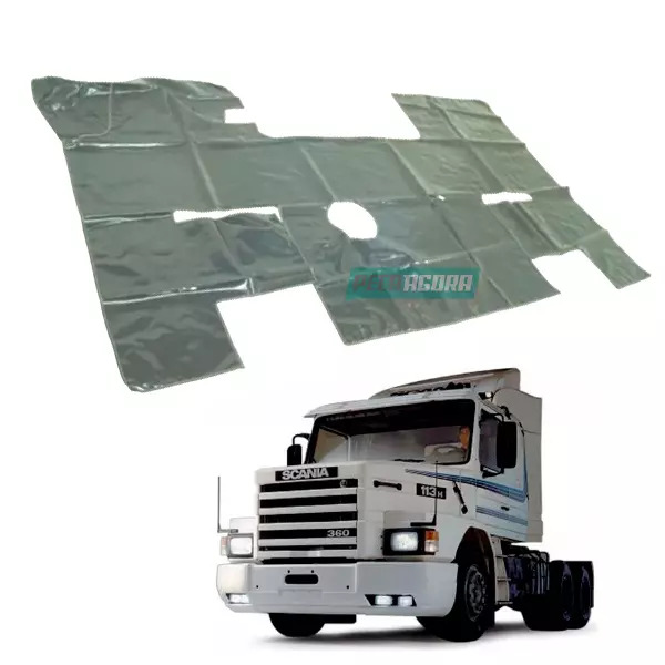 TAPETE VINIL CINZA PARA SCANIA 113 BICUDO 1992 (PUES403C)