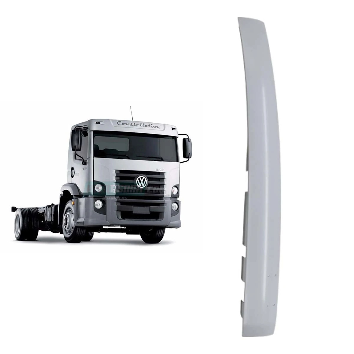 CAPA COLUNA DIREITO VW CONSTELLATION SEM DEFLETOR PLASTICO INJETADO  (2R2809056A