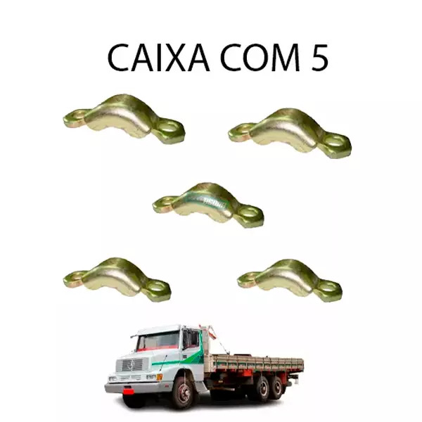 CAIXA 5 ABRACADEIRA CRUZETA 59MM MERCEDES BENZ L1618 1620 1621 1418 (CX.69599570