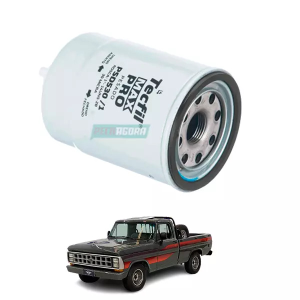 FILTRO SEPARADOR AGUA COM DRENO FORD F1000 F2000 F4000 CARGO 815 814 1114 1117 1