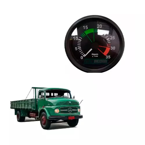 TACOMETRO CONTAGIRO 12V 3500 RPM MB MERCEDES BENZ 1313 1513 (3455427316)