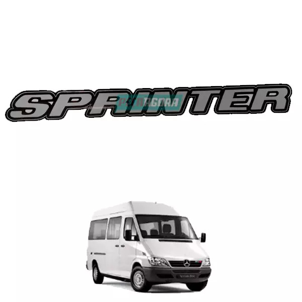 EMBLEMA ADESIVO MB MERCEDES SPRINTER 310 312 (V1361)