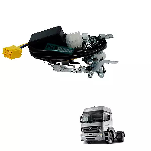 FECHADURA PORTA ELETRICA ESQUERDA COM MOTOR MB ATEGO AXOR GM D20 1991 A 1995 (97