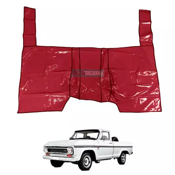 TAPETE VINIL VERMELHO CHEVROLET A10 C10 D10  (PUES772V)