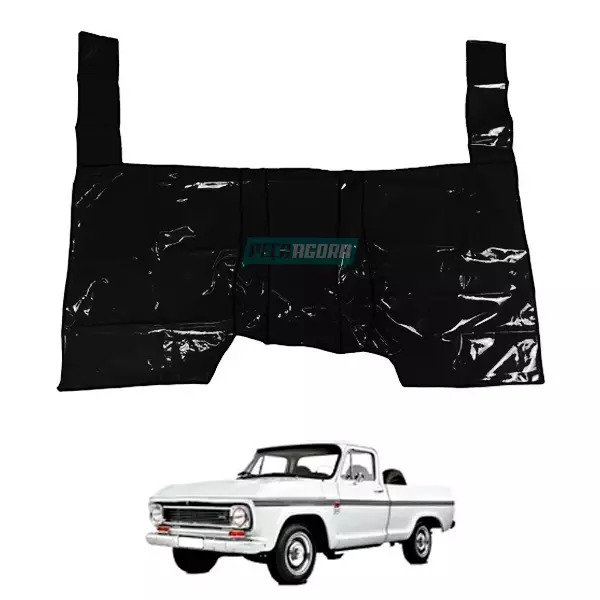 TAPETE VINIL PRETO CHEVROLET A10 C10 D10  (PUES772P)