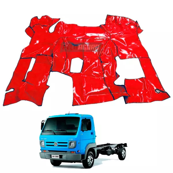 TAPETE VINIL VERMELHO VW 5140 8150 DELIVERY COM CAPO (PUES344V)