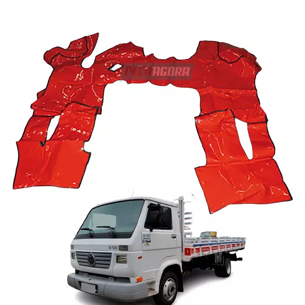 TAPETE VINIL VERMELHO VW 7100 7120 8120 8140 2000 EM DIANTE SEM CAPO (PUES337V)