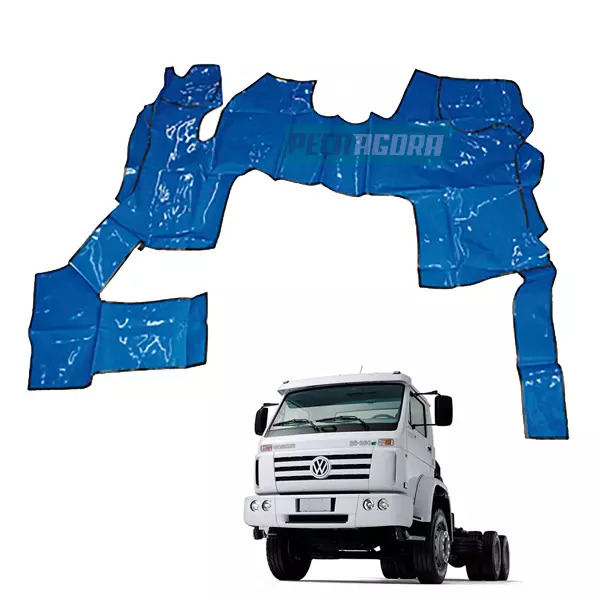 TAPETE VINIL AZUL SEM CAPO VW WORKER ELETRONICO 8150E 13170E 15170E (PUES340A)