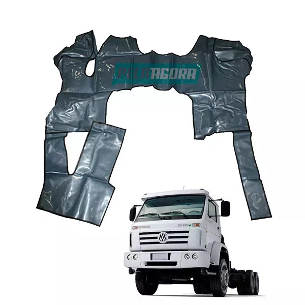 TAPETE VINIL CINZA SEM CAPO VW WORKER ELETRONICO 8150E 13170E 15170E (PUES340C)