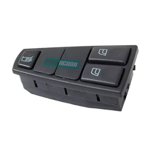 INTERRUPTOR VIDRO ELETRICO DESEMBACADOR ESQUERDO VOLVO FH FM NH 2004-2014  (2075