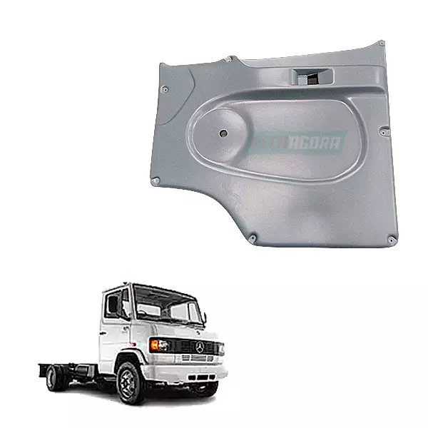 FORRO PORTA DIREITO CINZA MERCEDES BENZ 710 - 1997 ATE 2009 (6887200770-FP354)
