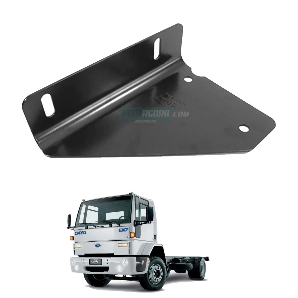 SUPORTE FRONTAL PARACHOQUE ESQ FORD CARGO 1317 1517 1717 1722 4331 00 A 06 (1C45