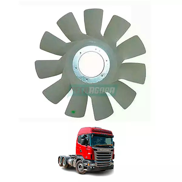 HELICE RADIADOR 11 PAS PARA SCANIA SERIE EURO 5  (2035612,)