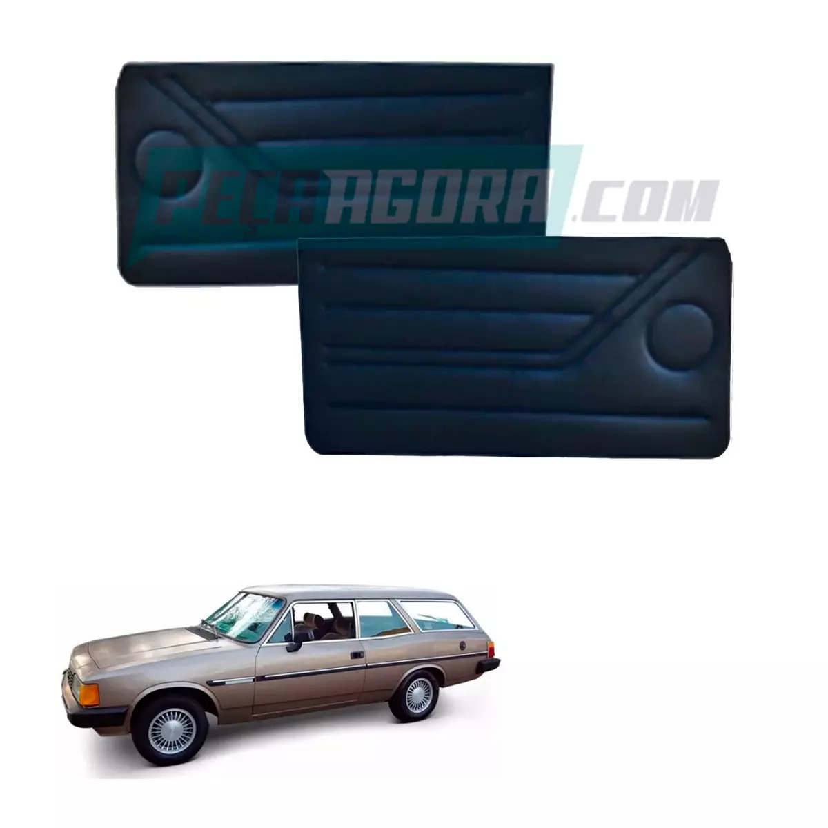 PAR FORRO PORTA OPALA CARAVAN 2 PORTAS 69 A 82 (M341001/.)