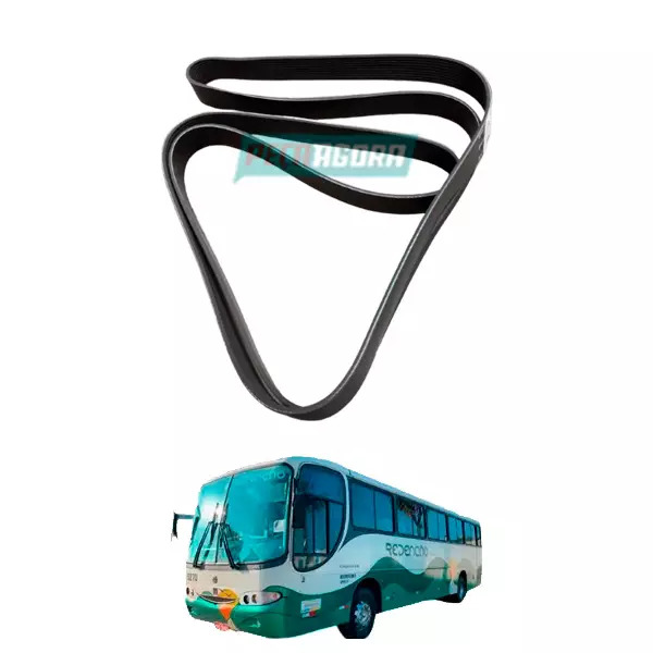 CORREIA POLI V 10PK2685 VW 18320EOT ONIBUS MOTOR CUMMINS - RANHURADA  (2Z0145933