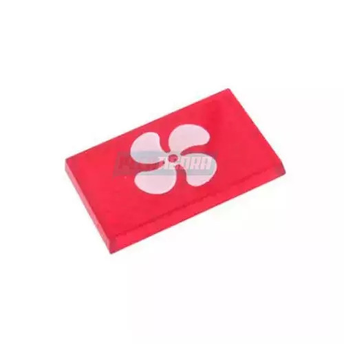 LENTE PAINEL ANTIGO VENTILADOR VERMELHA (248007)