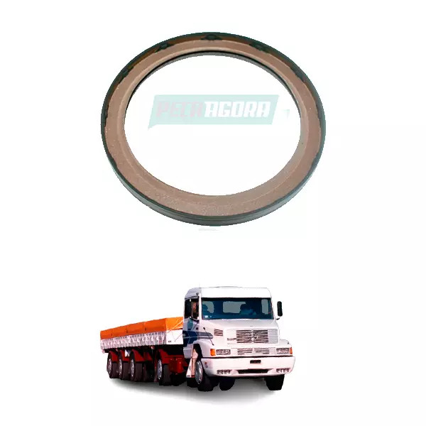 RETENTOR TRASEIRO VIRABREQUIM COM MOLA NITRILICO MB OM447 449 457 A PARTIR MOTOR