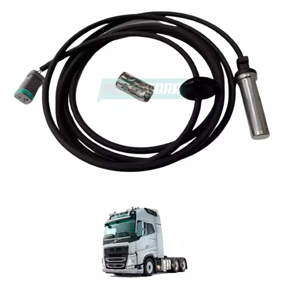 SENSOR ABS RETO ESQUERDO VOLVO FH FM FMX ONIBUS B7 B9 B11 B12 B13 (20528660-2124