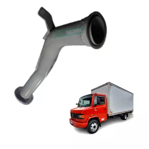 TUBO ESCAPAMENTO DIANTEIRO 2 1/2 MERCEDES 710 712E LO712 812 814 (6884900419-F35