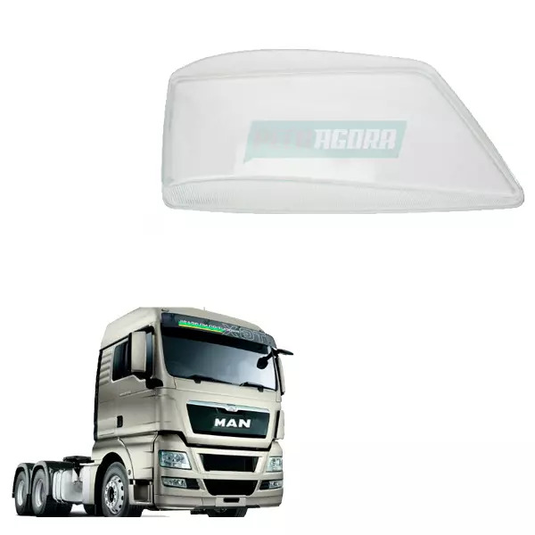LENTE FAROL PRINCIPAL DIREITO VW MAN TGX  (2V5941116A-81251100084-L0513910-C6400
